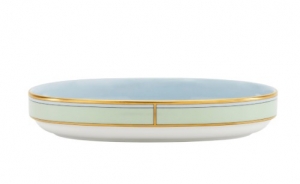 Ginori Diva Verde Pickle Dish - 8.4"